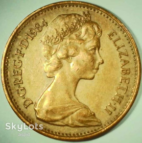 Єлизавета II (після ) Елизавета II (после ) ^/--/^ Великобритания 1 новый пенни, 1984 №109 ^_^^^ Велика Британія 1 новий пенні, 1984 No /--/ 109 - фото фото фото