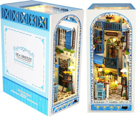 Конструктори Конструкторы ^/--/^ DIY 3 /--/ D-конструктор книжкового куточка  (Book Nook) під назвою Sea Breeze *81006 ^_^^^ DIY 3 /--/ D-конструктор книжного уголка (Book Nook) под названием Sea Breeze *81006 - фото фото фото