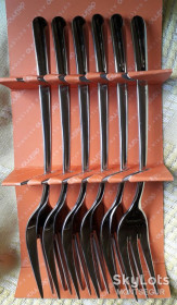 Столові прилади Столовые приборы ^/--/^ Новые ВИЛКИ десертные набор Delimano Cake Fork фраже никель столовые приборы ^_^^^ Десертний набір Delimano Cake Fork фраже нікель столові прилади - фото фото фото
