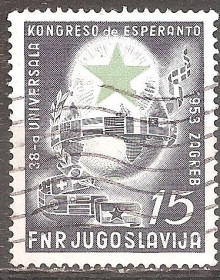 Інші країни Другие страны ^/--/^ Югославия 1953 Sc.390 гаш. ^_^^^ Югославія 1953 Sc.390 гаш. - фото фото фото