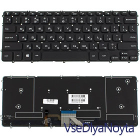 Клавіатури Клавиатуры ^/--/^ Клавиатура для ноутбука DELL (XPS: 15 9530, Precision: M /--/ 3800) rus, black, без фрейма, подсветка клав ^_^^^ Клавіатура для ноутбука DELL (XPS: 15 9530, Precision: M /--/ 3800) rus, black, без фрейму, підсвічування клав - фото фото фото