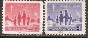 Північна Америка Северная Америка ^/--/^ Канада 1964 Sc.434-435 гаш. ПОЛНАЯ серия ^_^^^ Канада 1964 Sc.434-435 гаш. Повна серія - фото фото фото