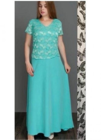 Сукні Платья ^/--/^ Вечірнє гіпюрове плаття в підлогу великий розмір ^_^^^ Вечернее гипюровое платье в пол большой размер - фото фото фото