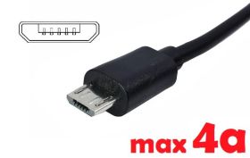 Адаптери живлення Адаптеры питания ^/--/^ Dc кабель для блока питания micro USB (4 /--/ a) (1.5 /--/ m) (A class) 1 день гар. ^_^^^ Dc кабель для блоку живлення micro USB (4 /--/ a) (1.5 /--/ m) (A class) 1 день гар. - фото фото фото