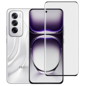 Чохли, бампера Чехлы, бампера ^/--/^ Захисне скло Fiji Premium для Oppo Reno 12 (CPH /--/ 2625) закруглені краї та повне проклеювання чорний ^_^^^ Защитное стекло Fiji Premium для Oppo Reno 12 (CPH /--/ 2625) закругленные края и полное проклеивание черный - фото фото фото