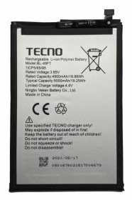Акумулятори Аккумуляторы ^/--/^ Аккумулятор Tecno BL-49 /--/ FT Spark 6 Go / POP 4 / Spark 5 Pro / Camon 15 ^_^^^ Tecno BL-49 /--/ FT Spark 6 Go / POP 4 / Spark 5 Pro / Camon 15 - фото фото фото
