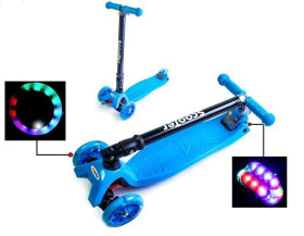 Самокати Самокаты ^/--/^ Самокат детский Maxi Scooter Medoo Plus Голубой (2 /--/ T /--/ 1048) ^_^^^ Самокат дитячий Maxi Scooter Medoo Plus Блакитний (2 /--/ T /--/ 1048) - фото фото фото