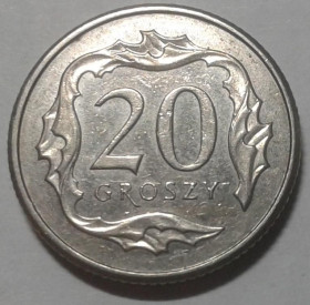 Інше Другое ^/--/^ Польша. 20 грошей. 2014. ^_^^^ Польща. 20 грошей. 2014. - фото фото фото