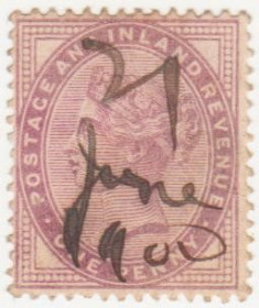 Великобританія Великобритания ^/--/^ Англия 1881 г..№ 65 А а  гашеная ^_^^^ Англія 1881 р. No 65 А а гашена - фото фото фото