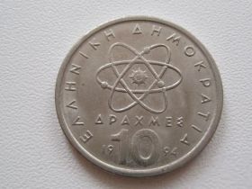 Греція Греция ^/--/^ Греция 10 драхм 1994 года #19203 ^_^^^ Греція 10 драхм 1994 року #19203 - фото фото фото