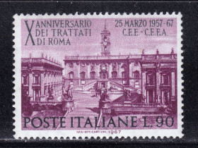 Італія, Ватикан Италия, Ватикан ^/--/^ Италия  1967 г MNH- архитектура ^_^^^ Італія 1967 MNH-архітектура - фото фото фото