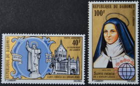 Інше Другое ^/--/^ Дагомея Учитель Церкви Кармелитская Монахиня Тереза из Лизьё 1973 ^_^^^ Дагомея Вчитель Церкви Кармелітська Монахиня Тереза з Лізьє 1973 - фото фото фото