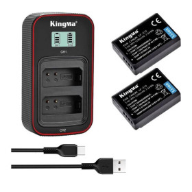 Акумулятори Аккумуляторы ^/--/^ 3-Pack KingMa Canon LP-E /--/ 10 (2 АКБ KingMa LP-E /--/ 10 и 1 ЗУ на две батареи) ^_^^^ 3-Pack KingMa Canon LP-E /--/ 10 (2 АКБ KingMa LP-E /--/ 10 і 1 ЗУ на дві батареї) - фото фото фото