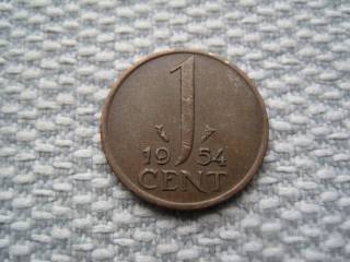 Нідерланди Нидерланды ^/--/^ Нидерланды 1 цент 1954 года #364 ^_^^^ Нідерланди 1 цент 1954 року #364 - фото фото фото