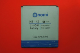 Акумулятори Аккумуляторы ^/--/^ Аккумулятор Оригинал акб Nomi NB-42 i /--/ 401 Jump 1500 /--/ mAh ^_^^^ Акумулятор Оригінал акб Nomi NB-42 i /--/ 401 Jump 1500 /--/ mAh - фото фото фото