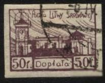 Балтійські країни Балтийские страны ^/--/^ Литва 1921 г №  1 В гашеная ^_^^^ Литва 1921 р. No 1 в гашена - фото фото фото