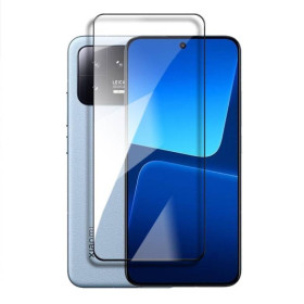 Чохли, бампера Чехлы, бампера ^/--/^ Захисне скло LUX для Xiaomi 13 чорний Full Сover Full Glue 0,3 мм ^_^^^ Защитное стекло LUX для Xiaomi 13 черный Full Сover Full Glue 0,3 мм - фото фото фото
