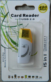 Кардрідери Кардридеры ^/--/^ Card Reader USB 2/0 480 Mbpg Кард ридер ^_^^^ Card Reader USB 2/0 480 Mbpg Кард рідер - фото фото фото