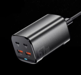Зарядні пристрої Зарядные устройства ^/--/^ Зарядное устройство Essager Gan Desktop Charger 67 /--/ W ^_^^^ Зарядний пристрій Essager Gan Desktop Charger 67 /--/ W - фото фото фото