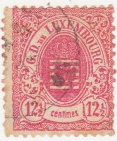 Інші країни Другие страны ^/--/^ Люксембург /--/ 1875 г. № 32 гашеная ^_^^^ Люксембург 1875 р. No 32 гашена - фото фото фото