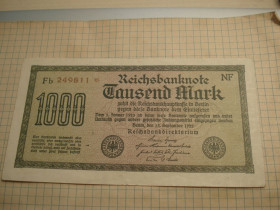 Німеччина Германия ^/--/^ 1000 /--/ марк 1923 Німеччина ^_^^^ 1000 /--/ марк 1923 Германия - фото фото фото