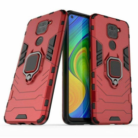 Чохли, бампера Чехлы, бампера ^/--/^ Чохол Fiji Ring для Xiaomi Redmi Note 9 броньований бампер з кільцем червоний ^_^^^ Чехол Fiji Ring для Xiaomi Redmi Note 9 бронирован бампер с кольцом красный - фото фото фото