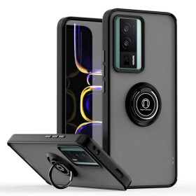 Чохли, бампера Чехлы, бампера ^/--/^ Чохол Fiji Colorframe для Xiaomi Redmi K /--/ 60 / K /--/ 60 Pro матовий бампер з кільцем підставкою Black ^_^^^ Чехол Fiji Colorframe для Xiaomi Redmi K /--/ 60 / K /--/ 60 Pro матовый бампер с кольцом подставкой Black - фото фото фото