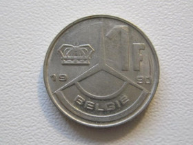 Бельгія Бельгия ^/--/^ Бельгия 1 франк 1990 года BELGI 33049 ^_^^^ Бельгія 1 франк 1990 року BELGI 33049 - фото фото фото