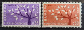 Інше Другое ^/--/^ Франция Европа СЕПТ 1962 ^_^^^ Франція Європа СЕПТ 1962 - фото фото фото