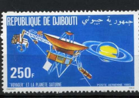 Освоєння космосу Освоение космоса ^/--/^ Джибути Djibouti 1980  Mi.289 Probe  Saturn MNH Cv 5,00 ^_^^^ Джибуті Djibouti 1980 Mi.289 Probe Saturn MNH Cv 5,00 - фото фото фото