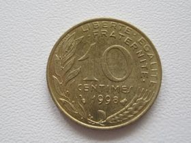 Франція Франция ^/--/^ Франция 10 сантимов 1998 года #15997 ^_^^^ Франція 10 сантимів 1998 року #15997 - фото фото фото