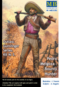 Фігурки, солдатики Фигурки, солдатики ^/--/^ Master Box 35205 &amp;quot;Outlow. Gunslinger series. Kit No. 3. Pedro Melgoza - Bounty Hunter&amp;quot; , 1/35 ^_^^^ Master Box 35205 &amp;quot; Outlow. Gunslinger Series. Kit No. 3. Pedro Melgoza - Bounty Hunter &amp;quot; , 1/35 - фото фото фото