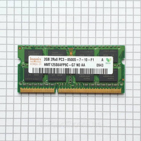 Оперативна пам'ять Оперативная память ^/--/^ Модуль пам&amp;#039;яті Hynix 2 /--/ GB 2 /--/ Rx /--/ 8 PC /--/ 3-8500 /--/ S (DDR /--/ 3) HMT /--/ 125 /--/ S /--/ 6 /--/ AFP /--/ 8 /--/ C-G /--/ 7 для ноутбука оригінал ^_^^^ Модуль памяти #039; памяти Hynix 2 /--/ GB 2 /--/ Rx /--/ 8 PC /--/ 3-8500 /--/ S (DDR /--/ 3) HMT /--/ 125 /--/ S /--/ 6 /--/ AFP /--/ 8 /--/ C-G /--/ 7 для ноутбука оригинал - фото фото фото