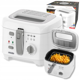 Фритюрниці Фритюрницы ^/--/^ Фритюрниця Mesko MS 4908 G — 2.5 л, 1800 Вт, з регулюванням температури ^_^^^ Фритюрница Mesko MS 4908 G — 2.5 л, 1800 Вт, с регулированием температуры - фото фото фото
