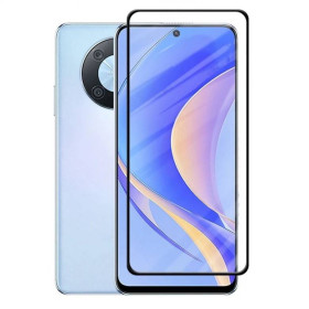 Чохли, бампера Чехлы, бампера ^/--/^ Захисне скло LUX для Huawei Nova Y /--/ 90 повна проклейка чорний ^_^^^ Защитное стекло LUX для Huawei Nova Y /--/ 90 полная проклейка черный - фото фото фото