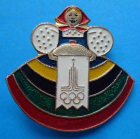 Спортивні Спортивные ^/--/^ Олимпиада 1980 матрешка ^_^^^ Олімпіада 1980 матрьошка - фото фото фото