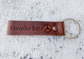 Брелоки, алкотестери Брелки, алкотестеры ^/--/^ Mercedes-Benz  шкіряний брелок ^_^^^ Mercedes-Benz кожаный брелок - фото фото фото