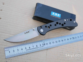 Ножі, мультітули Ножи, мультитулы ^/--/^ SRM Sanrenmu 9165-KB, 12 /--/ C /--/ 27 Satin, G /--/ 10-Carbon Black, Outdoor, EDC, Slip Joint - фото фото фото