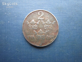 Швеція Швеция ^/--/^ Монета 2 ере Швеція 1947 сталь ^_^^^ Монета 2 эре Швеция 1947 сталь - фото фото фото