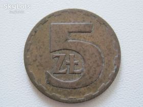 - року - года ^/--/^ Польша 5 злотых 1977 года #13781 ^_^^^ Польща 5 злотих 1977 року #13781 - фото фото фото