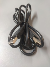Кабелі Кабели ^/--/^ (5 Штук) кабель USB type A - USB type A .USB 2.0 AM-USB 2.0 AM 1.5 /--/ m Black         (В лоті 5 шт) ^_^^^ Кабель USB type A - USB type A .USB 2.0 AM-USB 2.0 AM 1.5 /--/ m Black (В лоте 5 шт) - фото фото фото