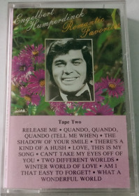 Касети Кассеты ^/--/^ ENGELBERT HUMPERDINCK Romantic Favorites. Cassette  US ^_^^^ ENGELBERT HUMPERDINCK Romantic Favorites. Cassette US - фото фото фото
