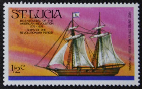 Інше Другое ^/--/^ Сент-Люсия 200 лет США Парусник 1976 ^_^^^ Сент-Люсія 200 років США Парусник 1976 - фото фото фото