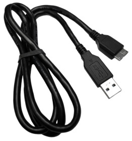 Кабелі Кабели ^/--/^ Дата кабель USB 3.2 Gen 1 - Micro USB Type-B 1 м 5 /--/ Gbps шнур для зовнішніх HDD/SSD чорний ^_^^^ Дата-кабель USB 3. 0 AM to USB 3.0 Micro BM 1 м шнур для внешних жестких дисков HDD / SSD черный - фото фото фото