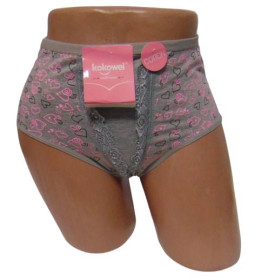 Труси Трусы ^/--/^ Женские трусы Kokowei 3454 XL серые ^_^^^ Жіночі боягузи Kokowei 3454 XL сірі - фото фото фото