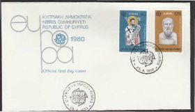 Європа Европа ^/--/^ Кипр 1980 ИСКУССТВО ФРЕСКА СКУЛЬПТУРА ТВОРЧЕСТВО НАСЛЕДИЕ ЕВРОПА-СЕПТ КПД Mi.520-521 ^_^^^ Кіпр 1980 Мистецтво ФРЕСКА СКУЛЬПТУРА ТВОРЧІСТЬ НАСЛІДОК ЄВРОПА-СЕПТ КПД Mi.520-521 - фото фото фото