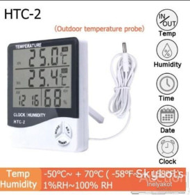Інша техніка Другая техника ^/--/^ HTC-2 Мини метеостанция ЖК-цифровой термометр гигрометр измерение температуры и влажности ^_^^^ HTC-2 Міні метеостанція ЖК-цифровий термометр гігрометр вимірювання температури і вологості - фото фото фото