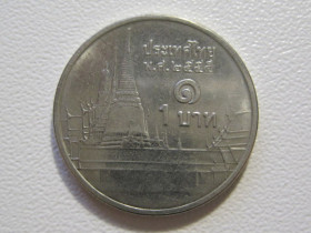 Таїланд Таиланд ^/--/^ Таиланд 1 бат 2012 года #35076 ^_^^^ Таїланд 1 бат 2012 року #35076 - фото фото фото