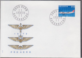 Європа Европа ^/--/^ Швейцария 1972 АВИАКОМПАНИЯ СВИССЭР САМОЛЁТ АВИАЛАЙНЕР АВИАЦИЯ ТРАНСПОРТ ИСТОРИЯ 2+1 FR КПД Mi.968 ^_^^^ Швейцарія 1972 Авіакомпанія СВІСЕР САМОЛЕТ АВІАЛАЙНЕР АВІАЦІЯ ТРАНСПОРТ ІСТОРІЯ 2+1 FR ККД Mi.968 - фото фото фото