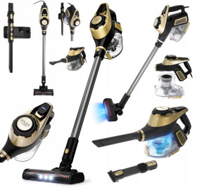 Пилососи Пылесосы ^/--/^ Вертикальний пилосос Adler AD 7083 light gold— 700 Вт, 15 000 Па, HEPA 13, 0,8 л ^_^^^ Вертикальный пылесос Adler AD 7083 light gold— 700 Вт, 15 000 Па, HEPA 13, 0,8 л - фото фото фото